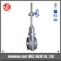 Steel plate gate valve